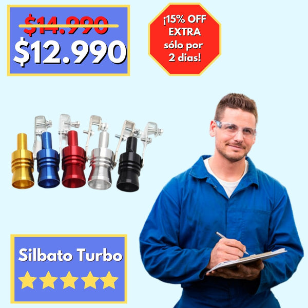 Silbato Sonido Turbo (OFERTA LIMITADA 15% OFF EXTRA) - Globo Mercado