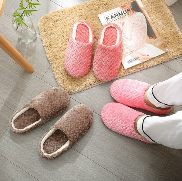 WarmSlip - Pantuflas Abrigadoras de Polar Otoño Invierno - Globo Mercado